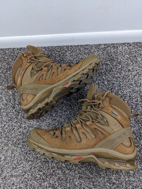 Salomon Quest 4D GTX Advanced Boots Mens 9 Womens 10 Kangaroo/Chinchilla Tan main image 6